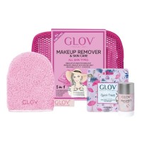 Glov Travel Set All Skin Types Pink