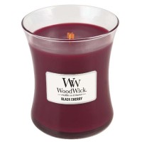 Woodwick Black Cherry svíčka váza střední