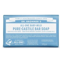 Dr. Bronner's Baby Unscented Pure-Castile Bar Soap