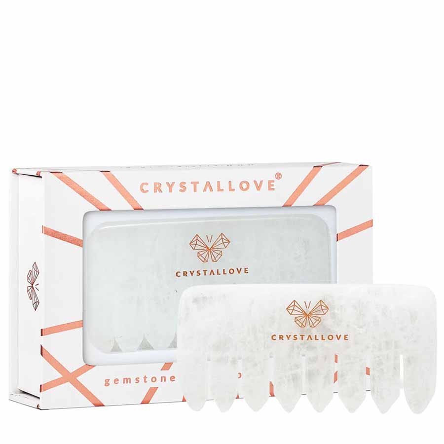 Crystallove Clear Quartz Comb
