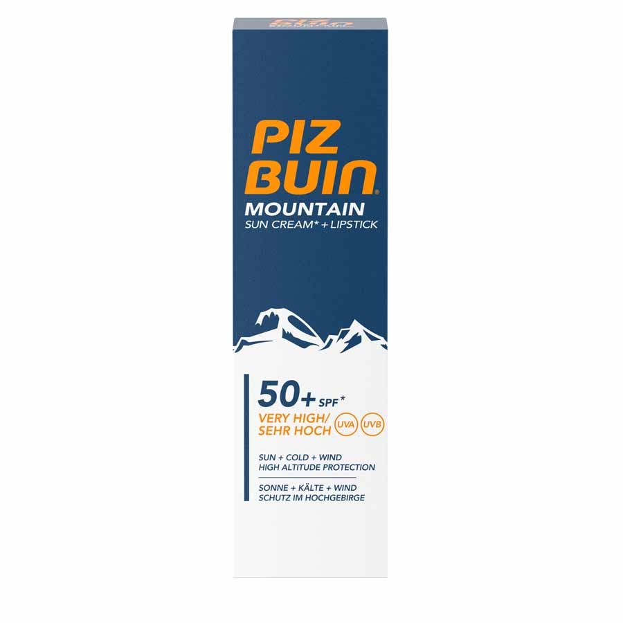 Piz Buin Mountain Combis Suncream + Lipstick SPF 50+