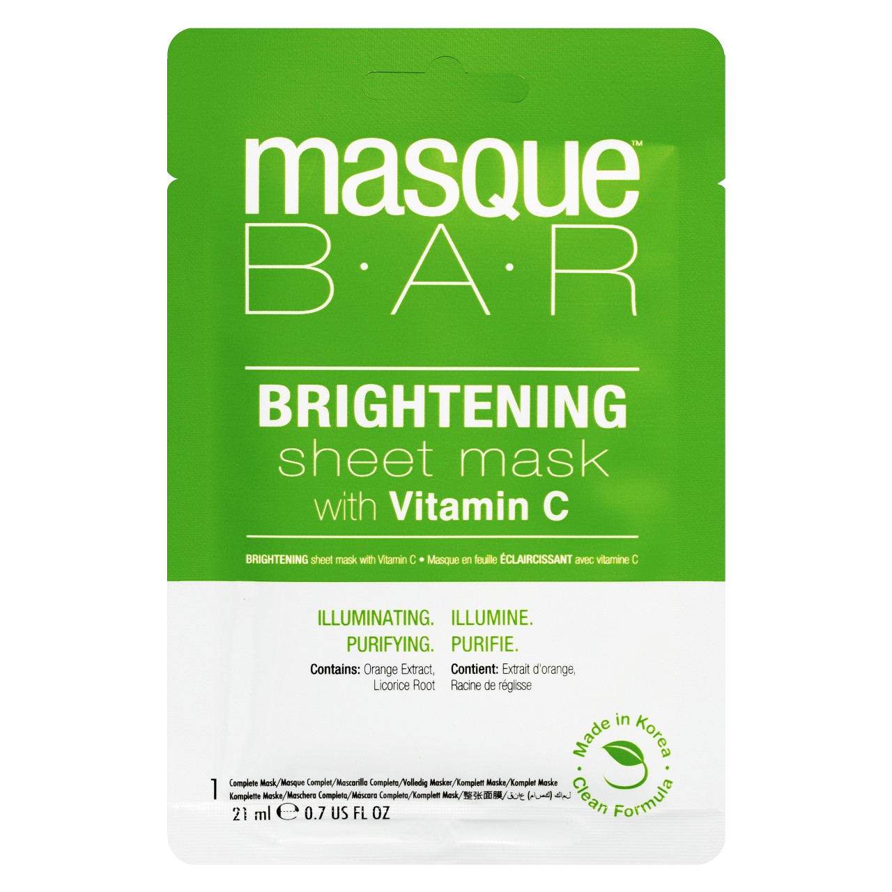 masqueBAR Masque Bar Brightening Sheet Mask