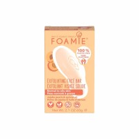 FOAMIE Cleansing Face Bar Exfoliating More Than A Peeling (with shea Butter & Apricot Seeds)