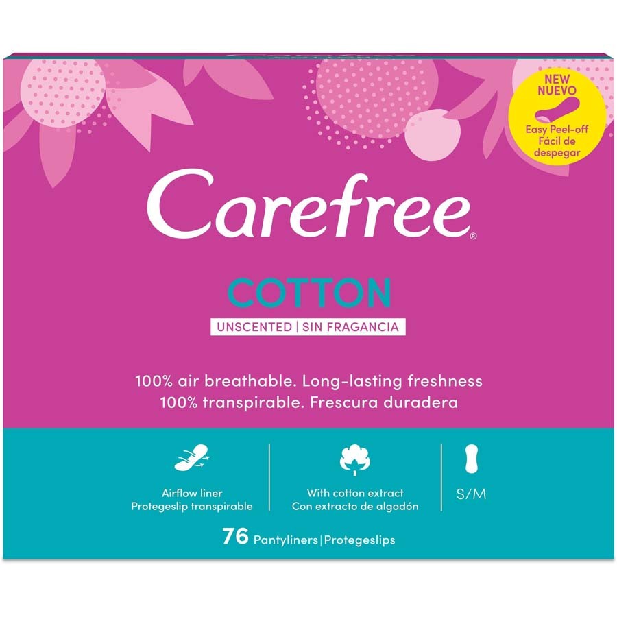Carefree Cotton Feel Normal 76 ks Péče 1 kus