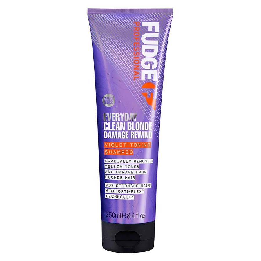 Fudge Everyday Clean Blonde Damage Rewind Violet-Toning Shampoo Šampon Na Vlasy 250 ml