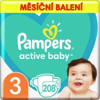 Pampers Active Baby Monthy S3 (208ks/kra)