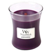 Woodwick Spiced Blackberry svíčka váza střední