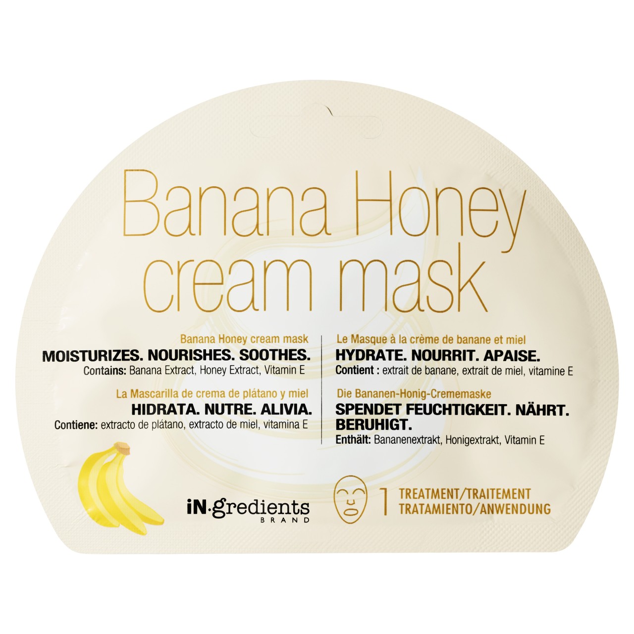 masqueBAR iN.gredients Banana Honey Cream Mask