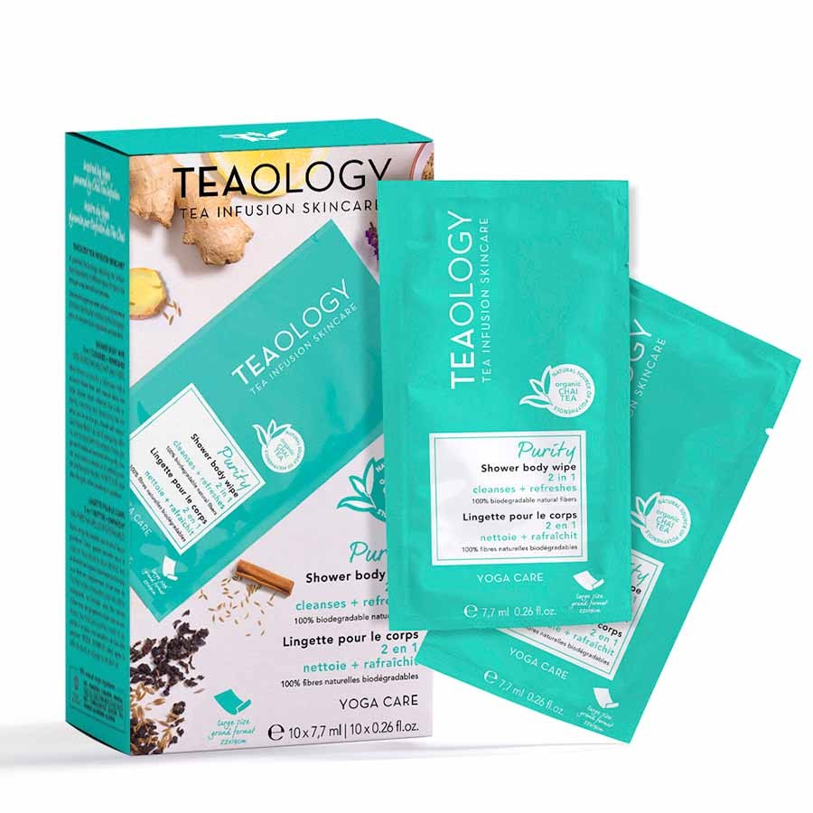 Teaology Yoga Care Shower Body Wipe