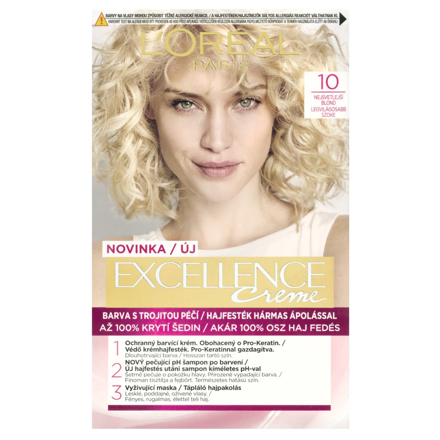 L´Oréal Paris Excellence Creme 10 nejsvětlejší blond