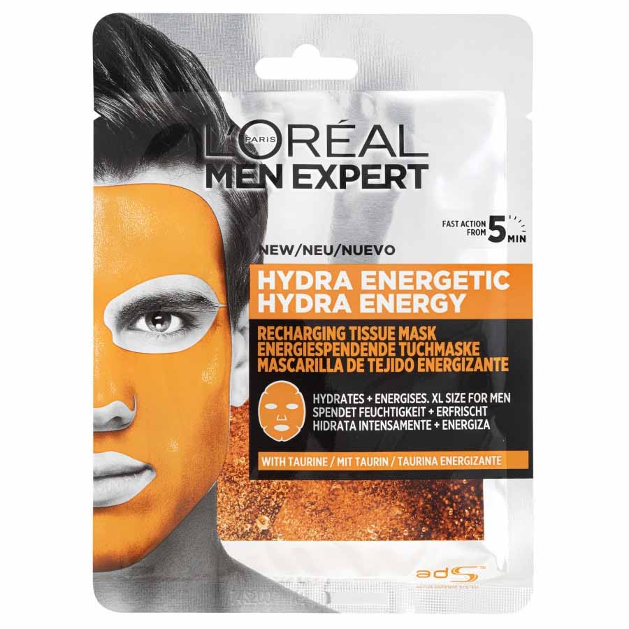 L´Oréal Paris Men Expert Hydra Energetic textilní maska pro muže