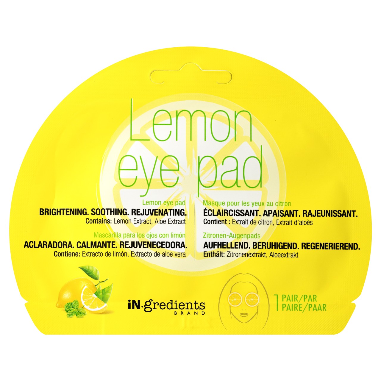 masqueBAR iN.gredients Lemon Eye Pads