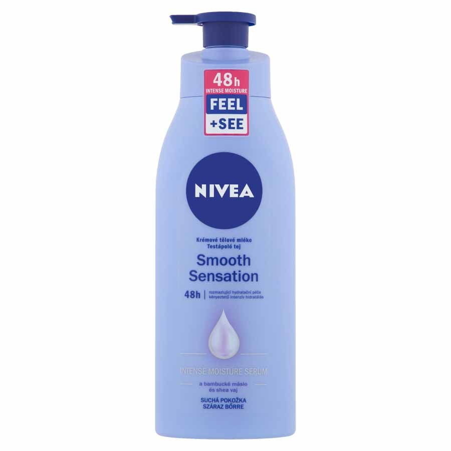 Nivea Smooth Sensation Hydratační Tělové Mléko Pro Suchou Pokožku 625 ml