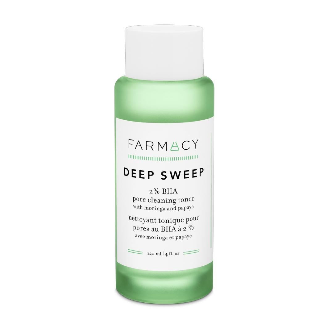 Farmacy Deep Sweep 2% BHA pore cleaning toner with moringa and papaya