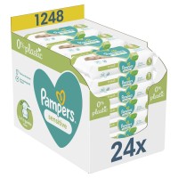 Pampers Ubrousky Sensitive Plastic Free (24x52ks)