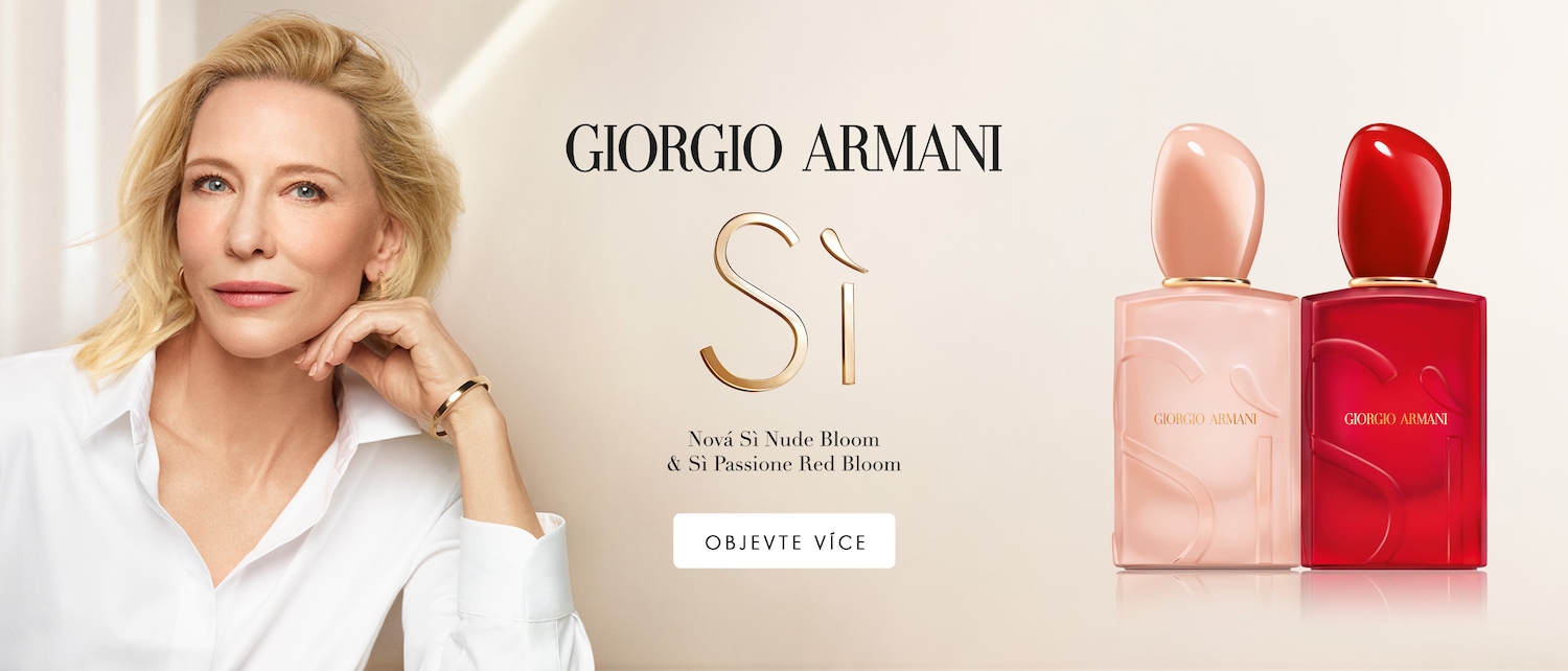 Here are two Giorgio Armani Sì perfumes: Nová Sì Nude Bloom and Sì Passione Red Bloom, discover more.