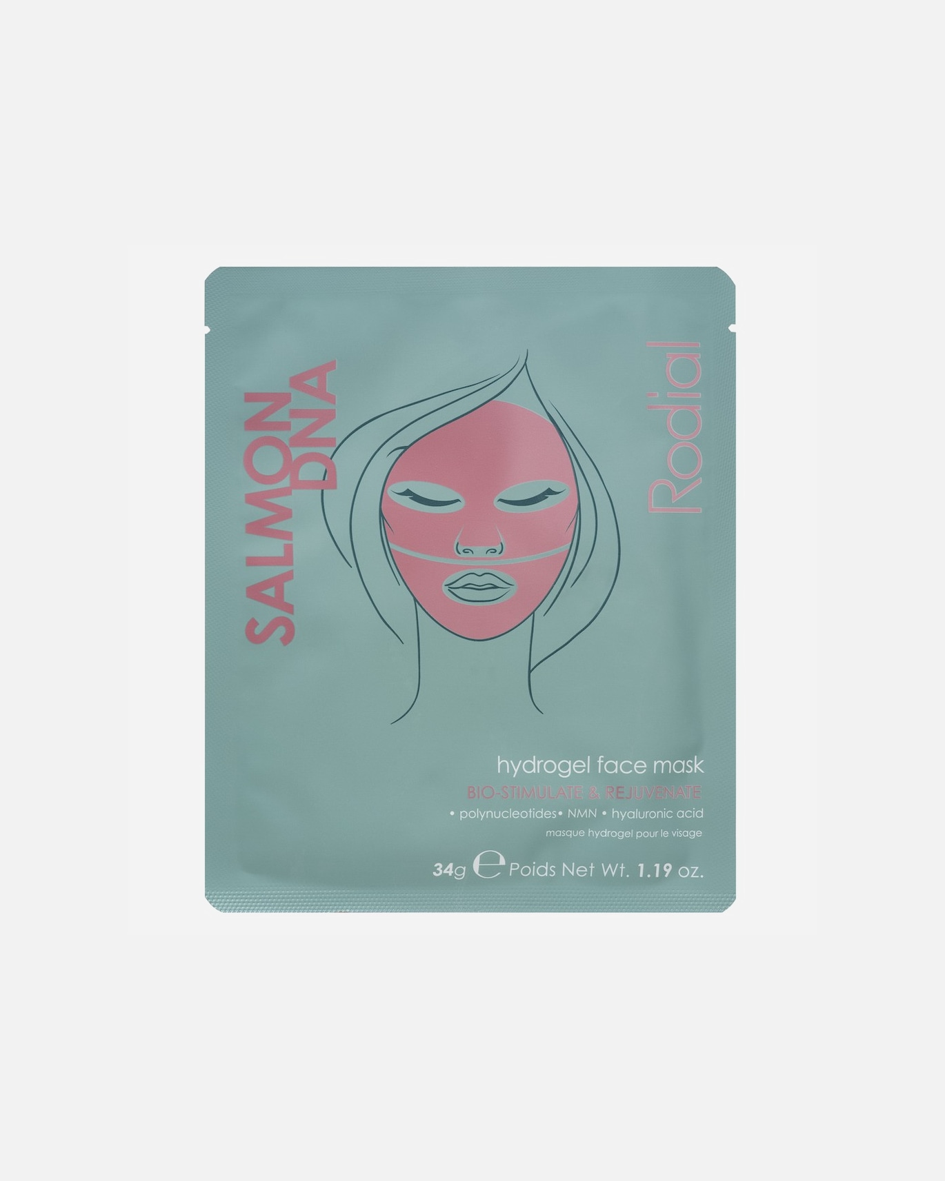 Plátýnková maska po UnisexRodialSalmon DNA Hydrogel Face Mask X 41 kus