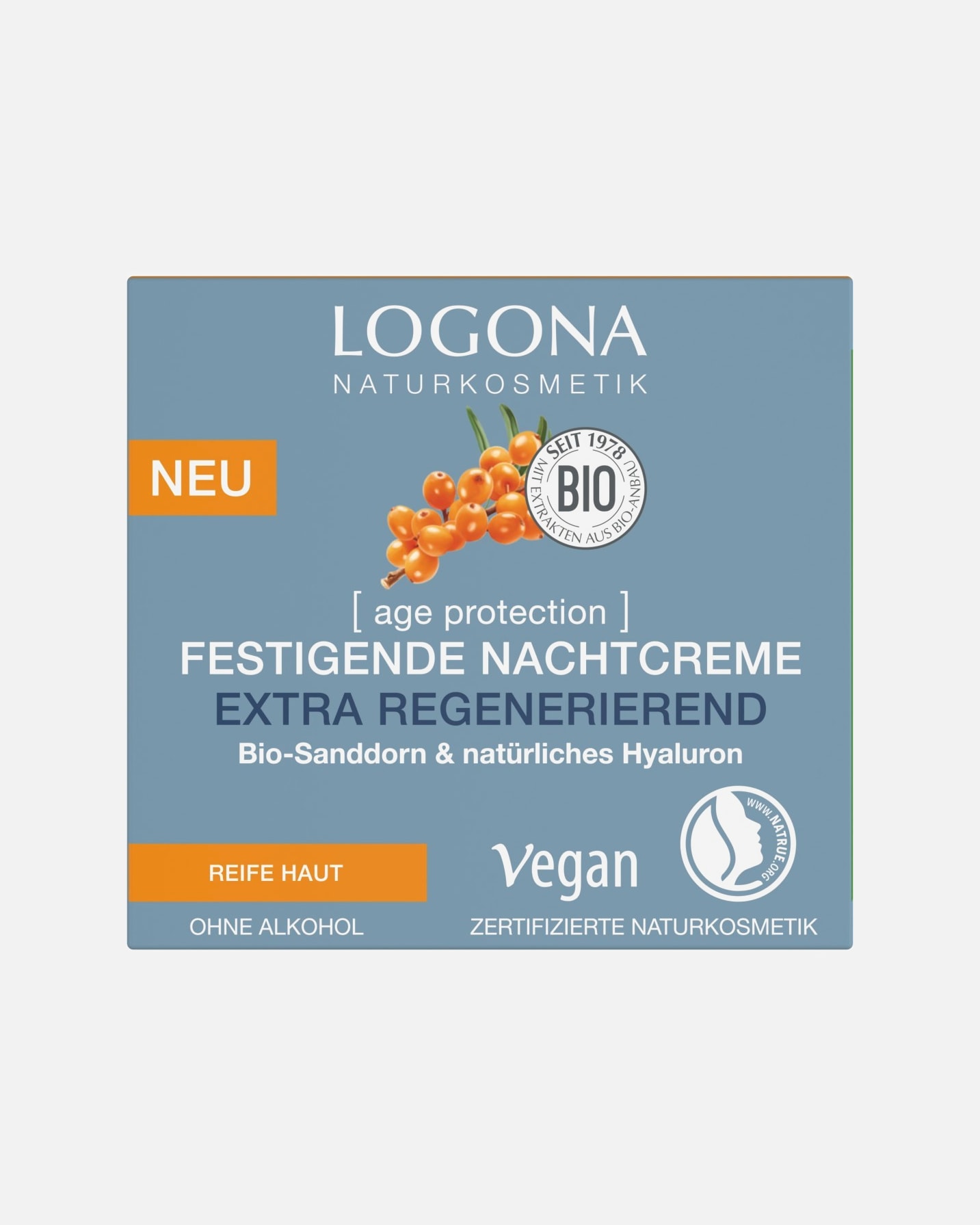 Noční krém po UnisexLogonaAge Protections extra regeneračním účinkem50 ml
