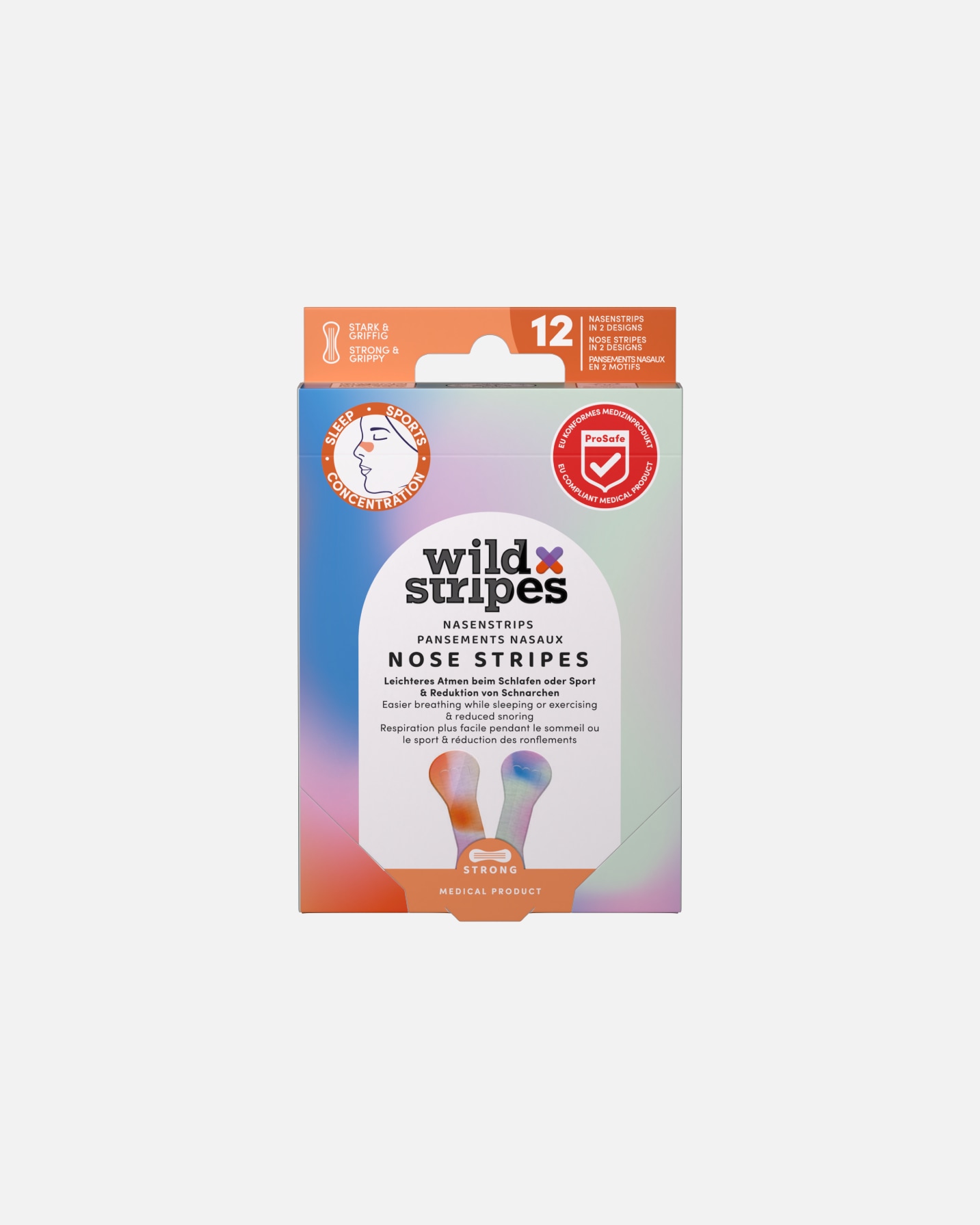 Doplňky k péči po UnisexWild StripesDefault Brand LineNose Patches Sunrise1 ks