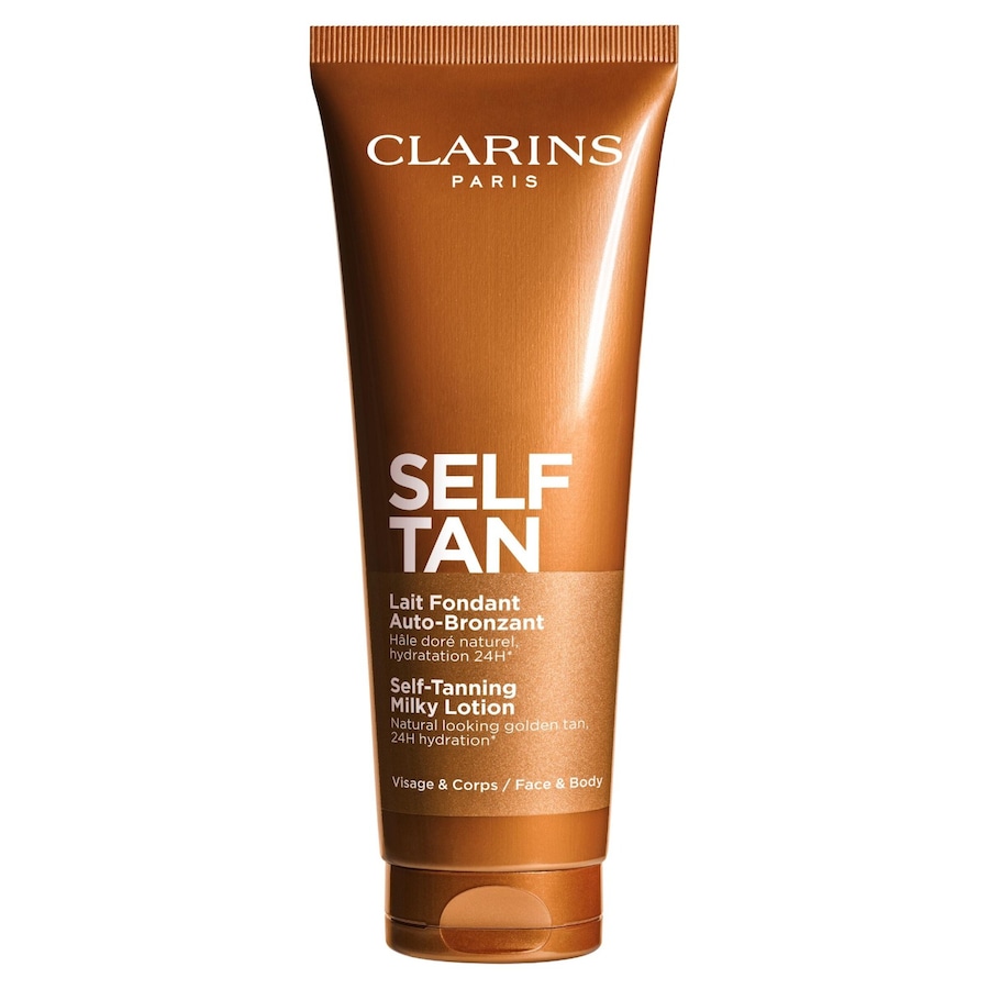 Clarins - Sun Care Mléčný samoopalovací balzám na obličej a tělo Self Tanning Milky Lotion Samoopalovací krémy 125 ml