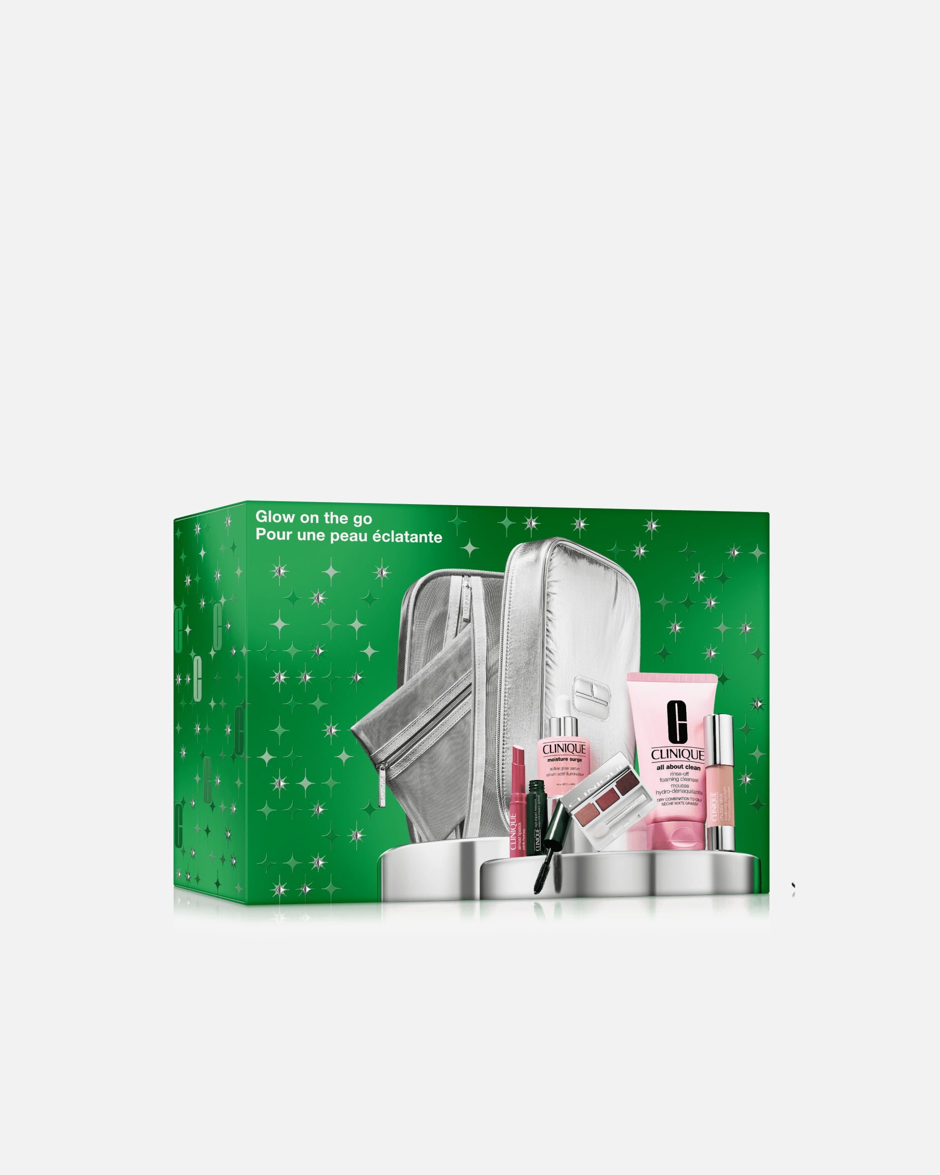 Sada make-upu na pleť po Pro ženyClinique#INNERBEAUTYGlow On The Go: Skincare & Makeup Set1 kus