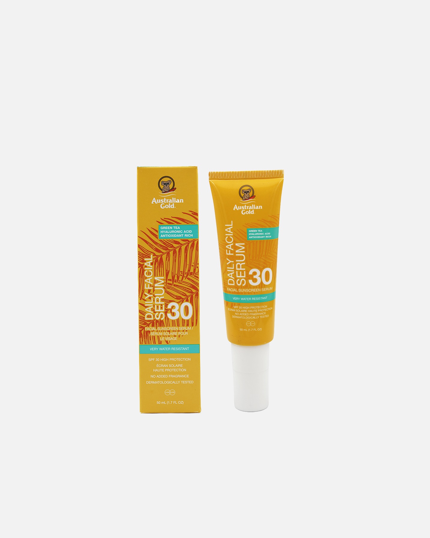 Opalovací krém na obličej po UnisexAustralian GoldDenní pleťové sérum SPF 30 (bezbarvé)50 ml