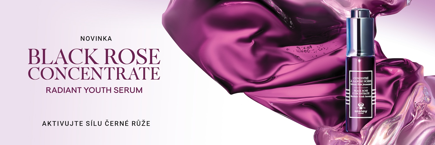 Objevte novinku od Sisley Paris: Black Rose Concentrate, rozjasňující sérum pro mladistvý vzhled, které aktivuje sílu černé růže.