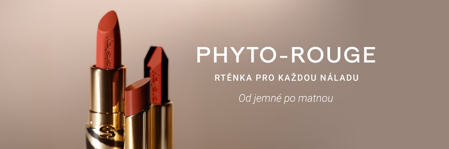 Phyto-Rouge rtěnka pro každou náladu, od jemné po matnou, s luxusním zlatým balením a korálovým odstínem.