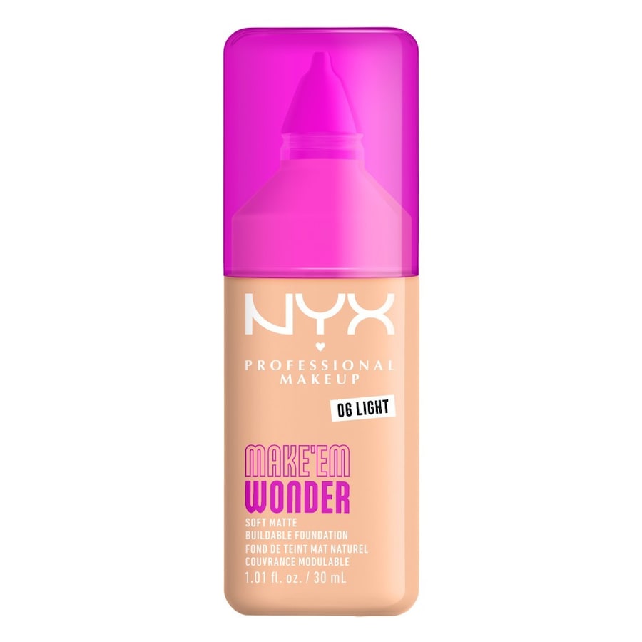 NYX Professional Makeup - Makeup Make 'EM Wonder Foundation Make-upy 30 ml Béžová unisex