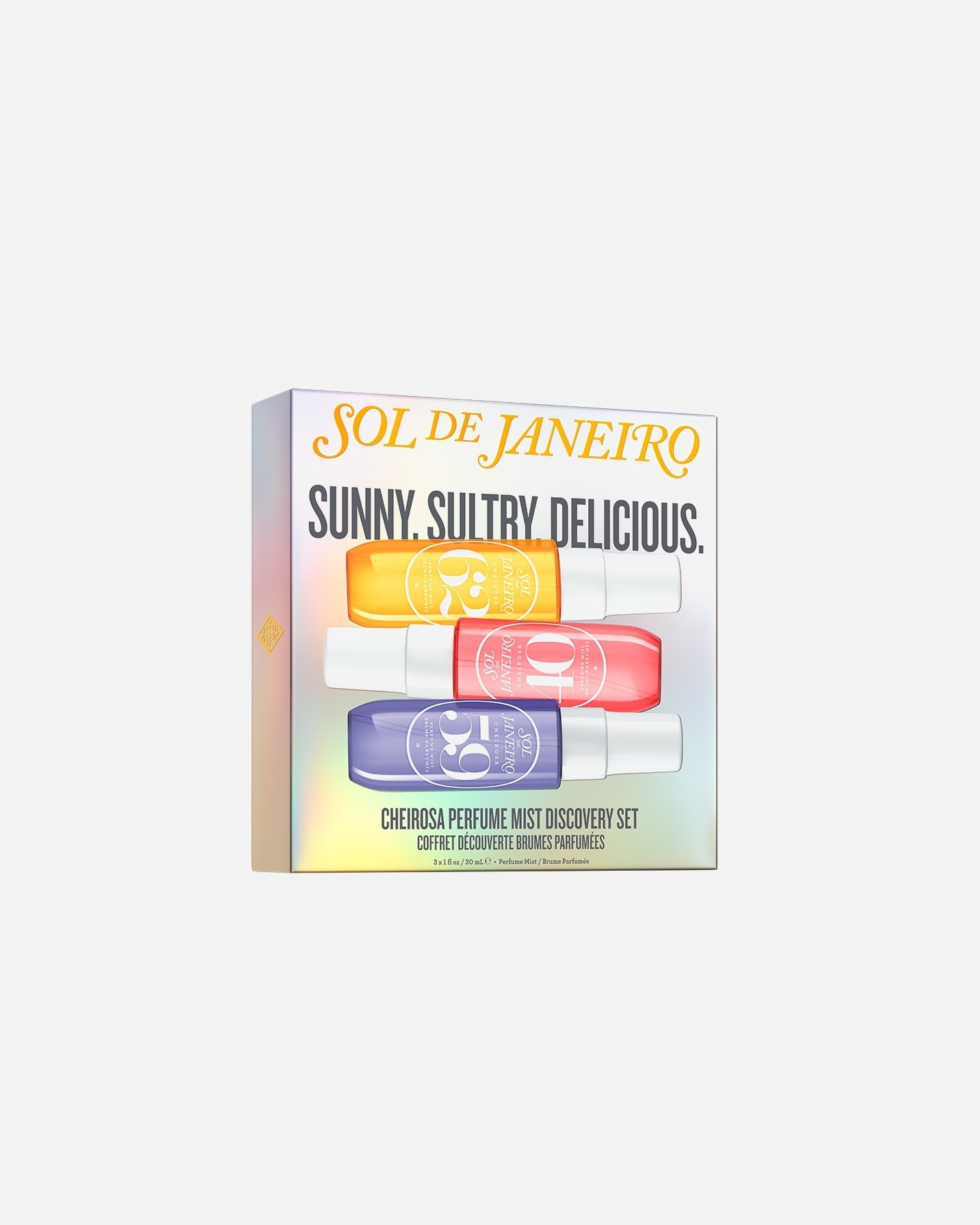 Vonná sada po UnisexSol de Janeiro#INNERBEAUTYCheirosa Perfume Mist Trio Discovery Set1 kus