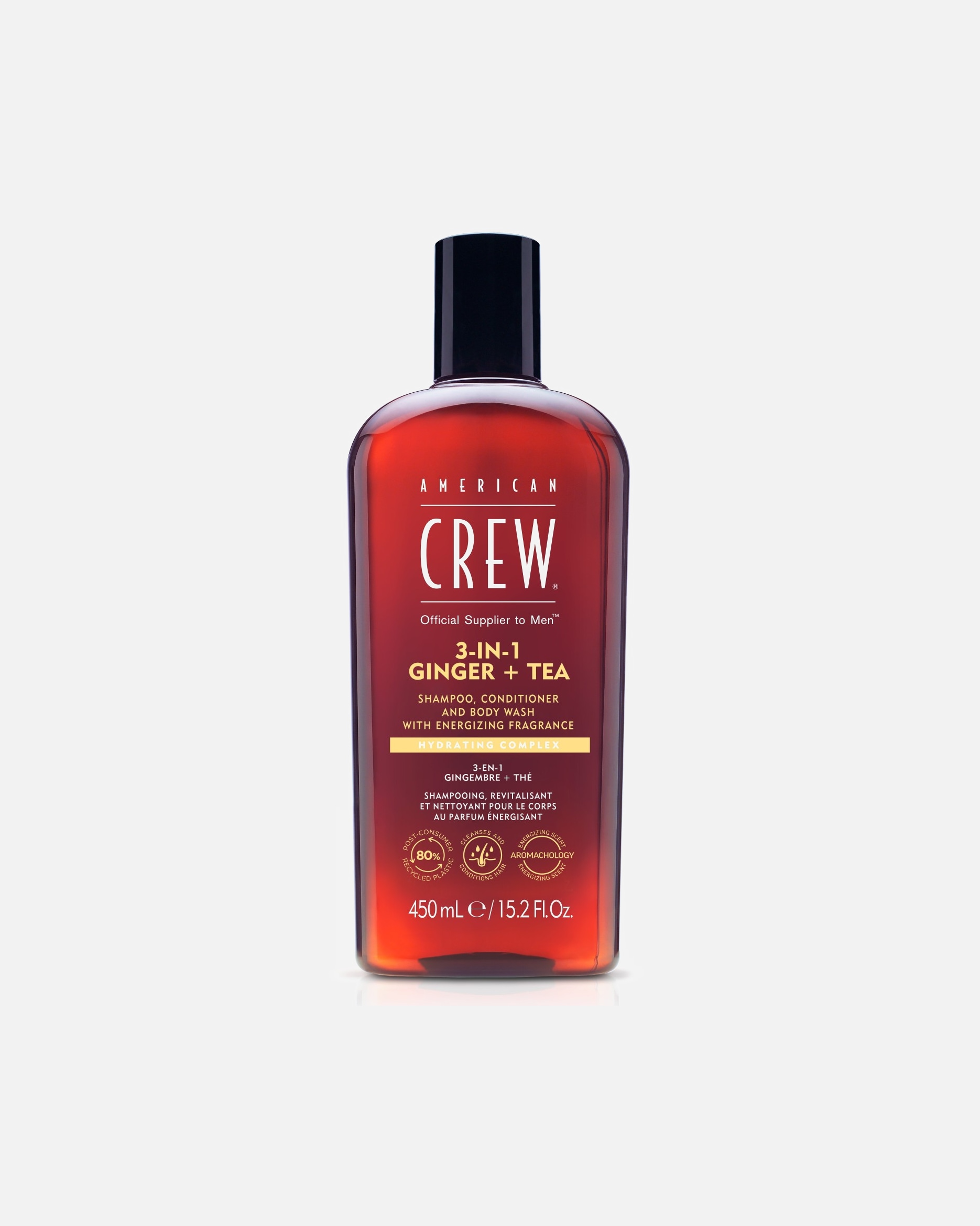 Šampon na vlasy po Pro mužeAmerican Crew#INNERBEAUTY3In1 Ginger & Tea450 ml