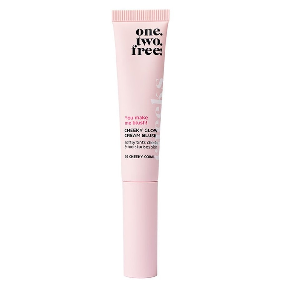 one.two.free! - Cheeky Glow Cream Blush Tvářenky 14 ml Korálová unisex