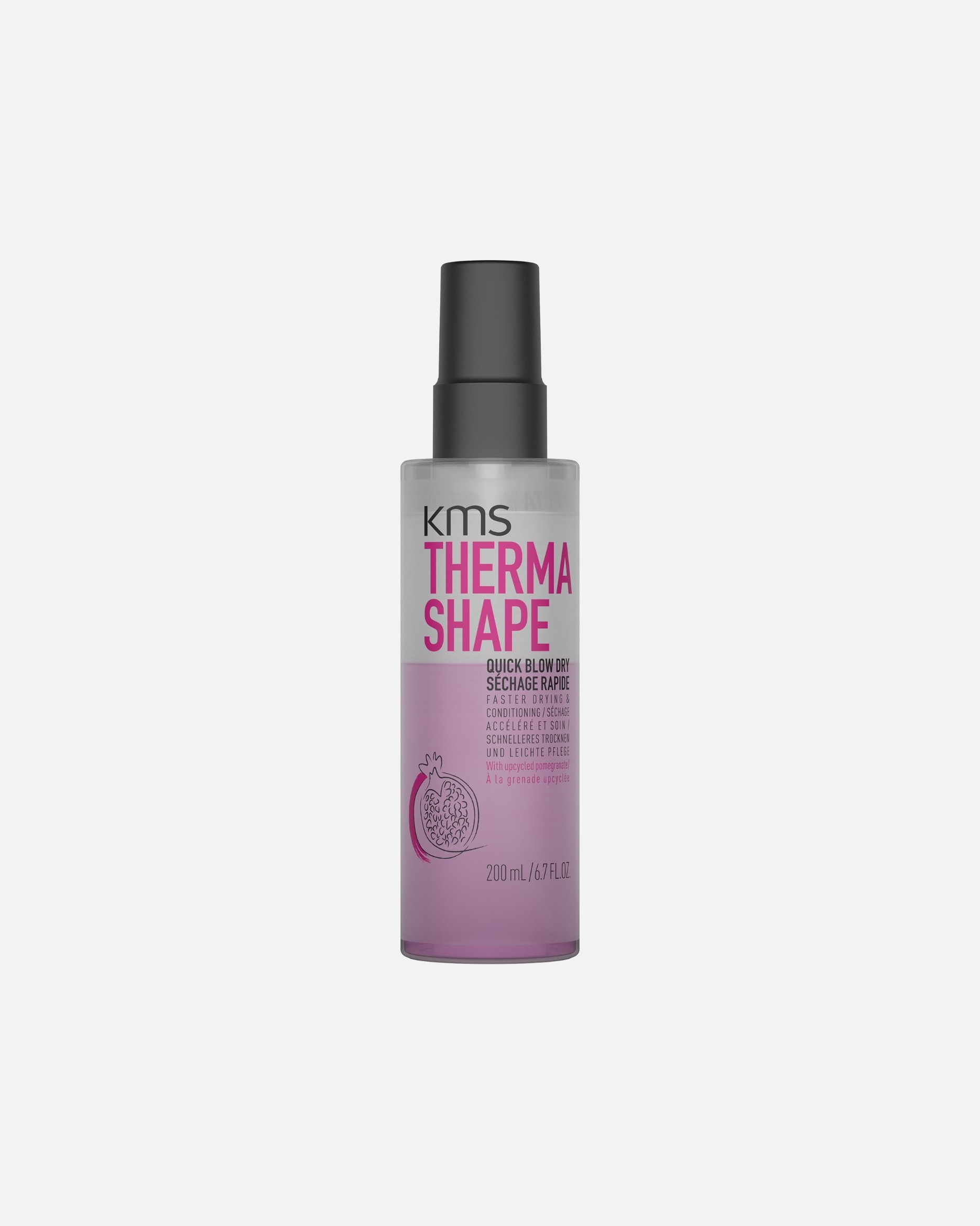 Mléko pro tepelnou úpravu vlasů po UnisexKMSTHERMASHAPE Quick Blow Dry200 ml