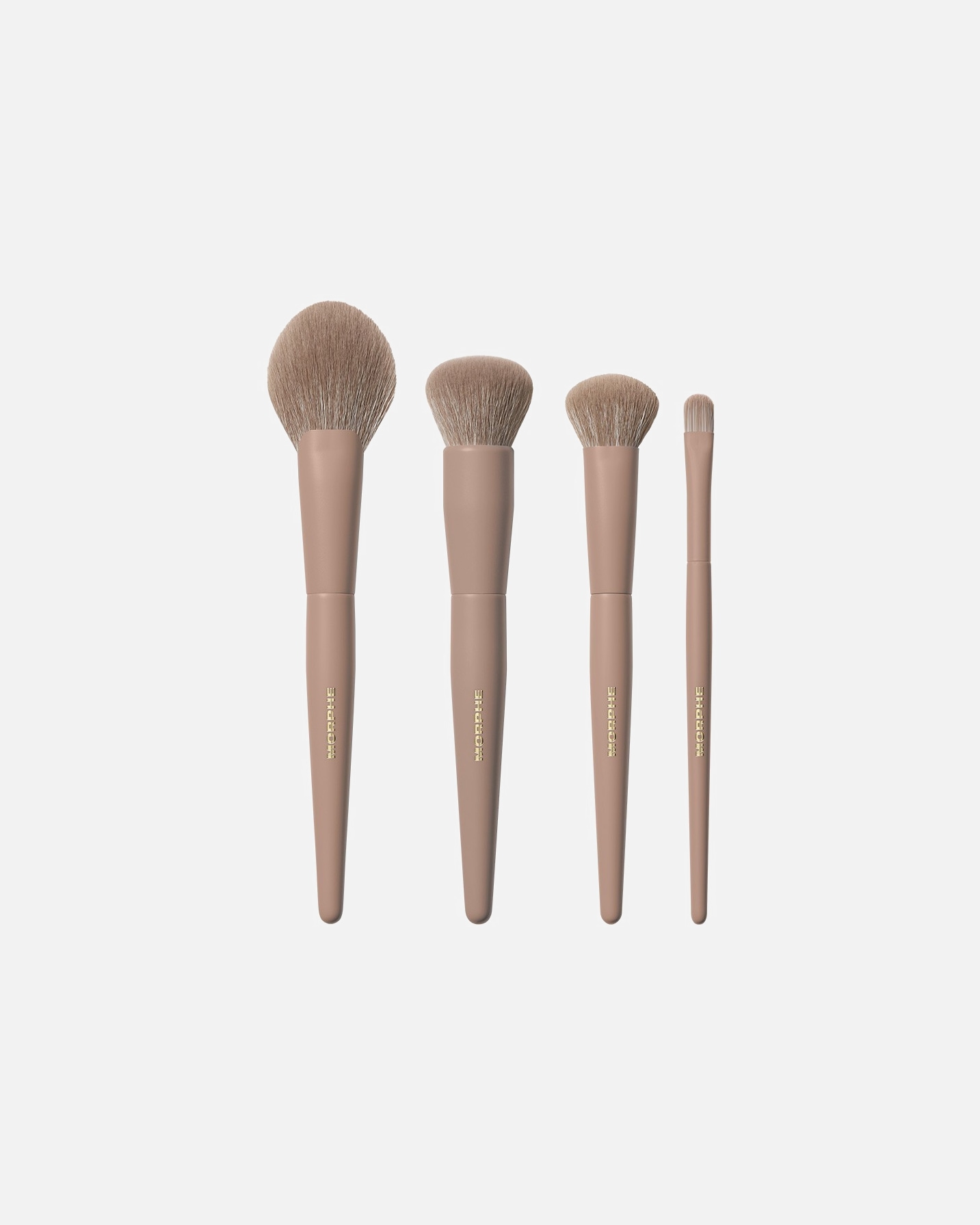 Sada štětců po UnisexMorphe#INNERBEAUTYICED MOCHA 4-PIECE FACE BRUSH SET1 kus