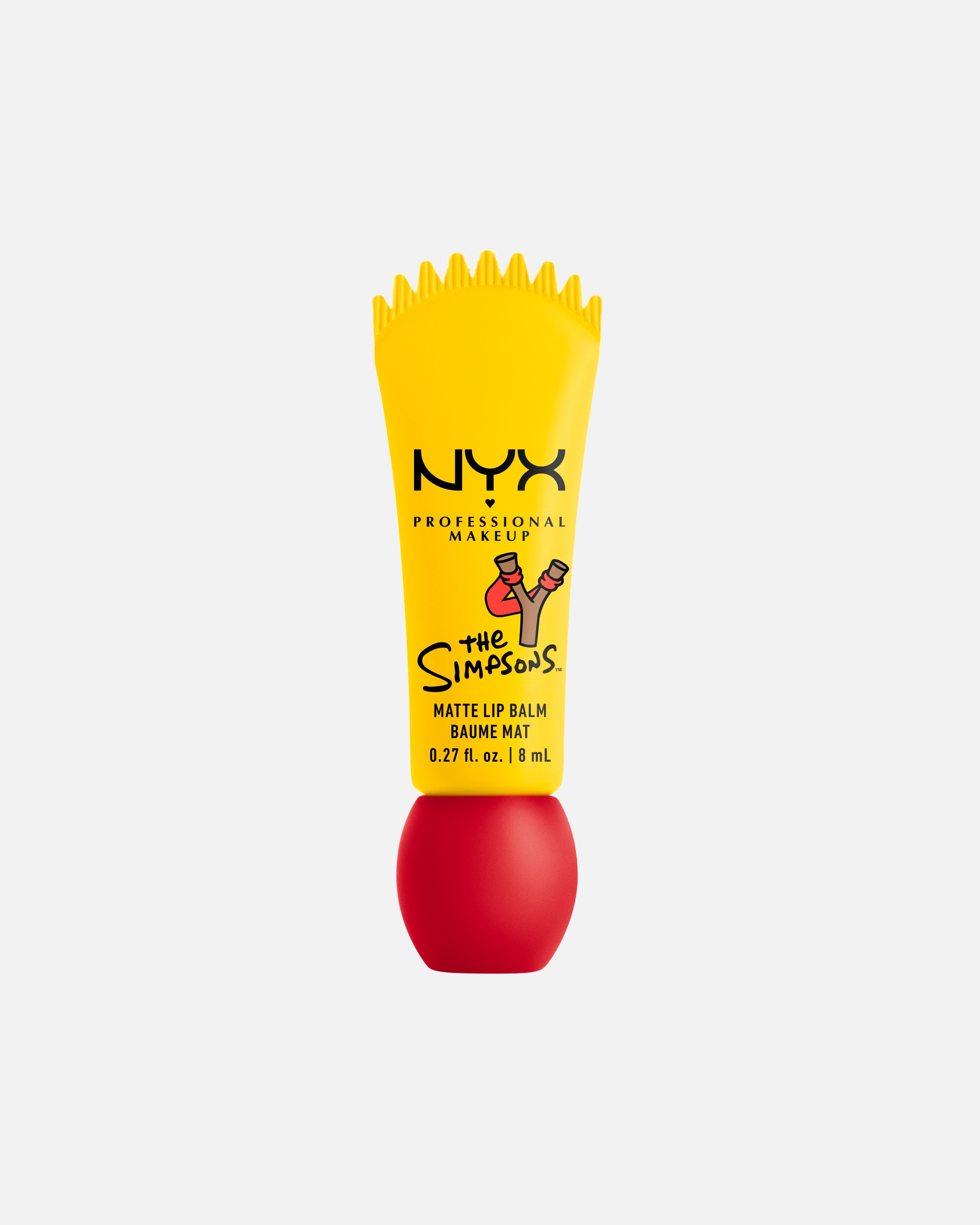 Balzám na rty po Pro ženyNYX Professional MakeupSIMPSONSSimpson Smushy matný balzám na rtyREBEL RED