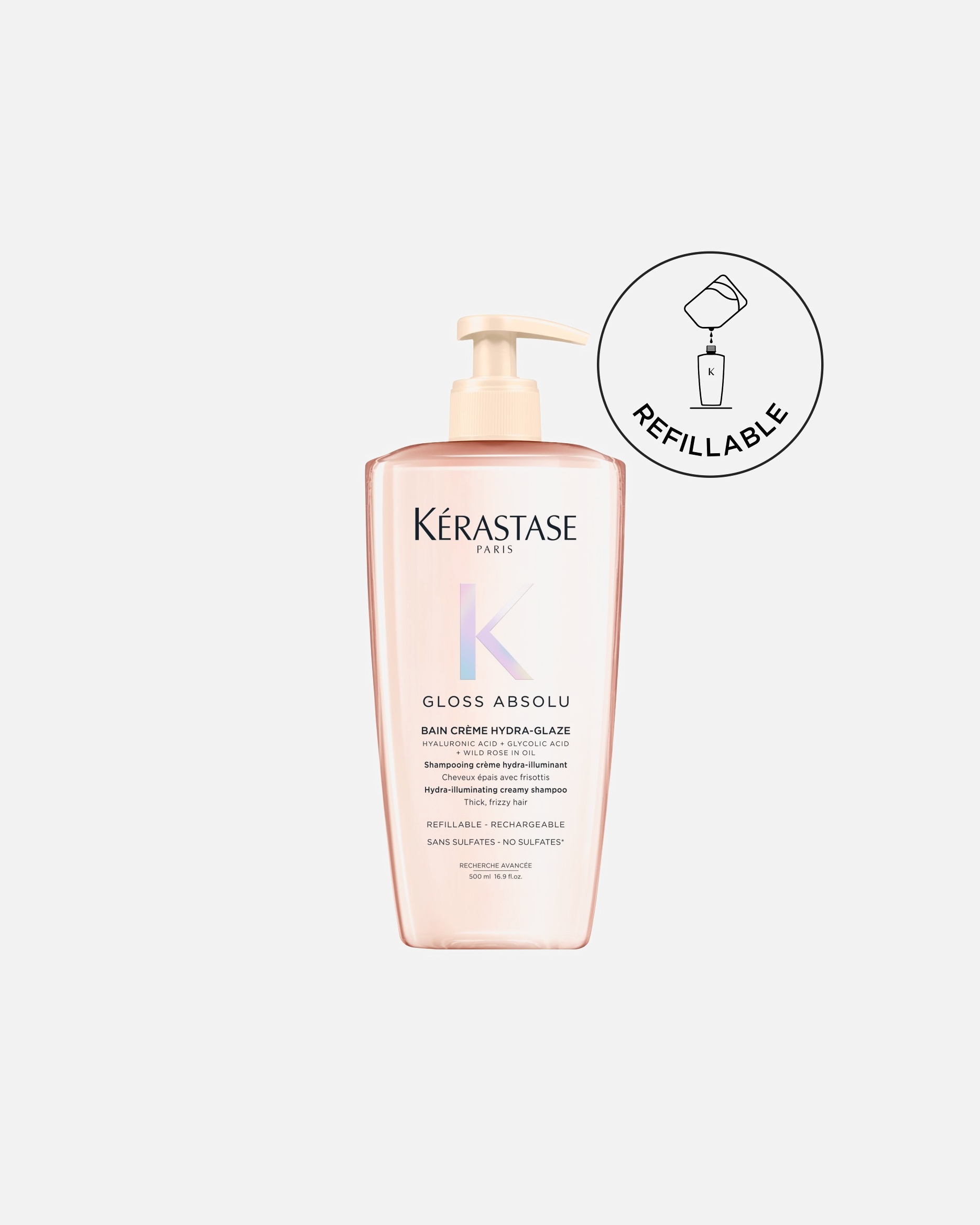 Šampon na vlasy po UnisexKérastaseGloss AbsoluBain Crème Hydra-Glaze500 ml