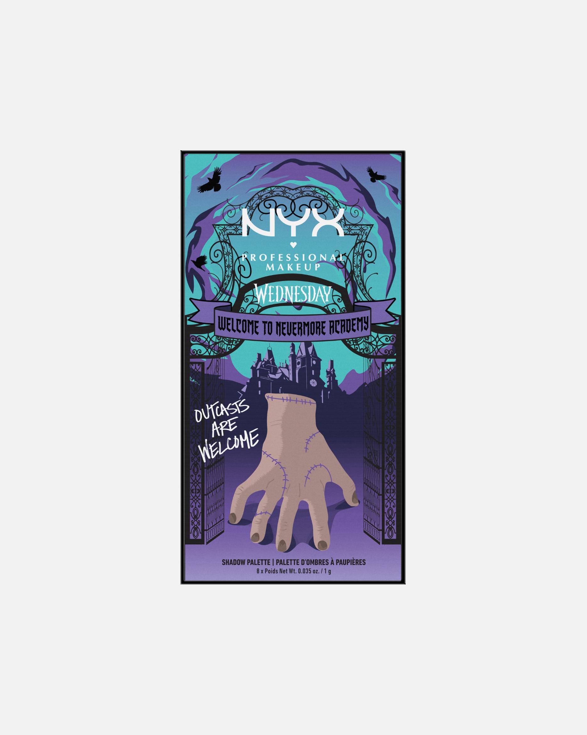 Oční stíny po UnisexNYX Professional MakeupWednesdayThe Nevermore Academy Palette8 g