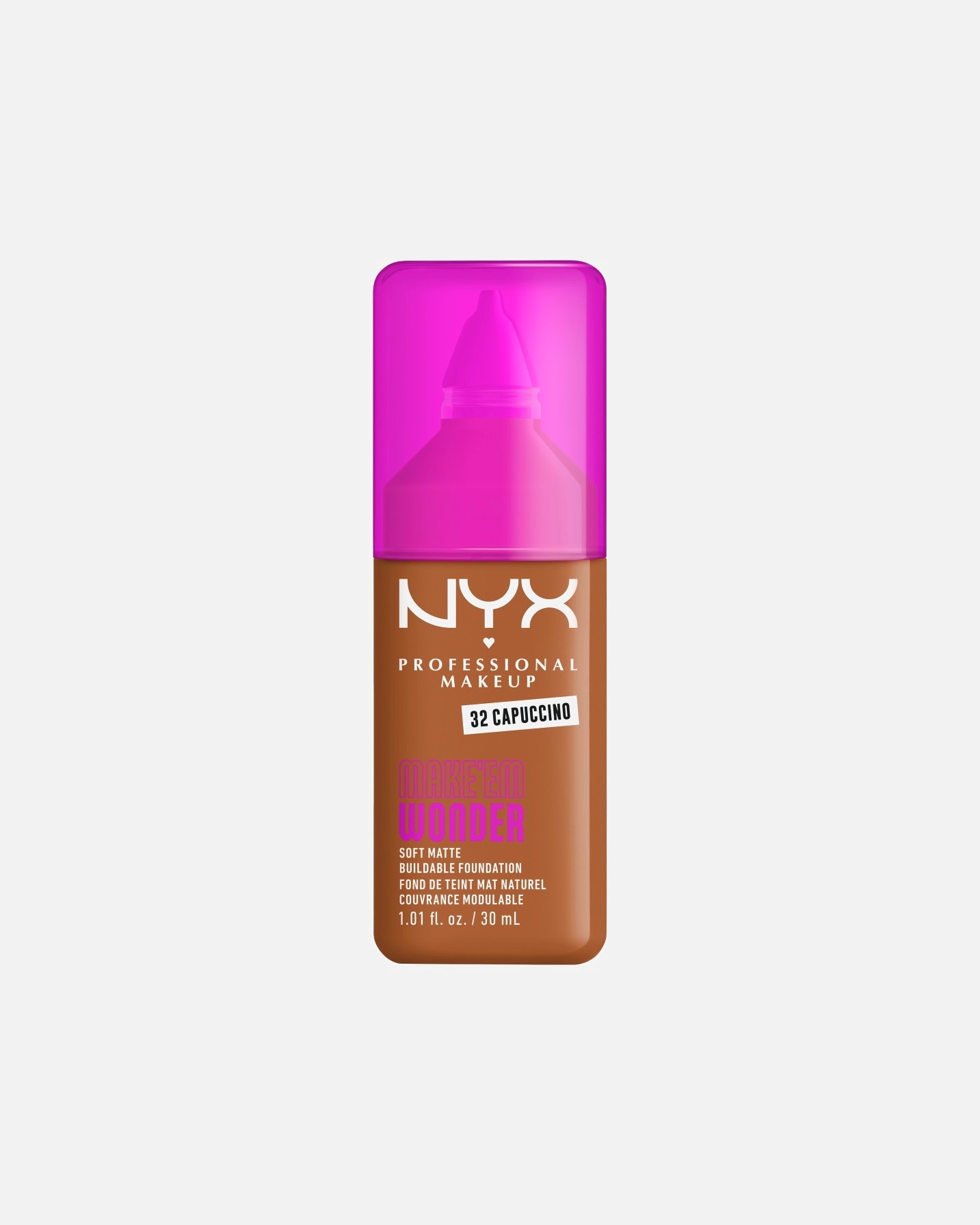 Make-up po UnisexNYX Professional Makeup#INNERBEAUTYMakeup Make 'EM Wonder Foundation32 - CAPUCCINO