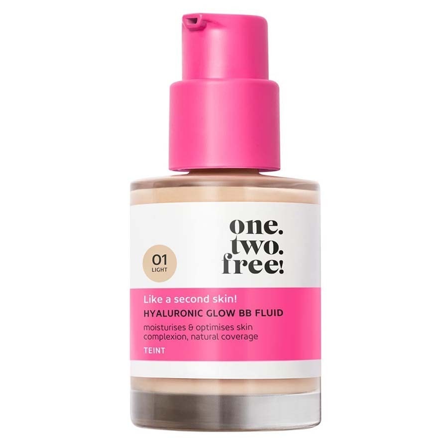 one.two.free! - Krok 3: Péče Hyaluronic Glow BB Fluid BB a CC krémy 30 ml Béžová unisex