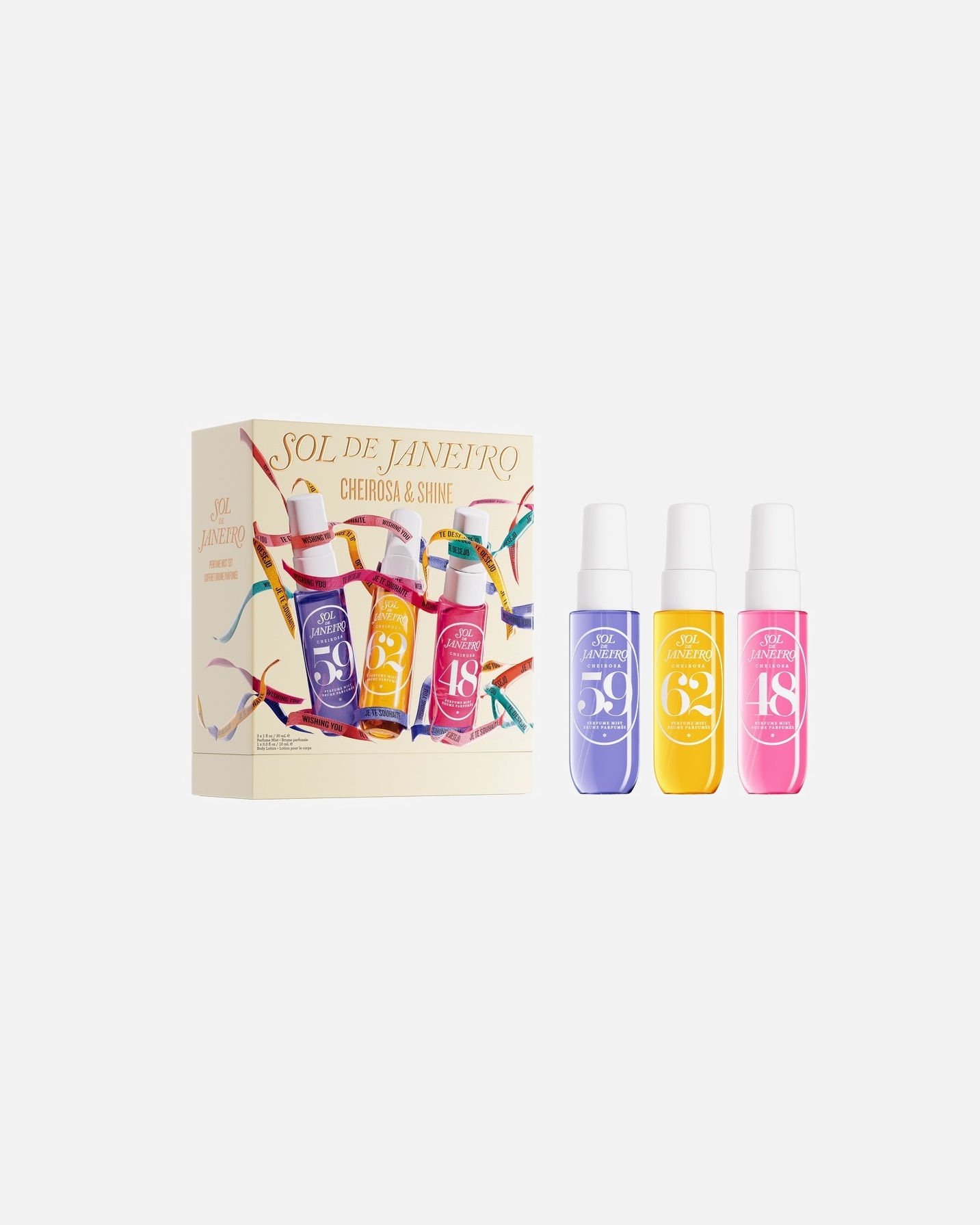 Vonná sada po UnisexSol de JaneiroBrazilian CrushCheirosa & Shine1 kus