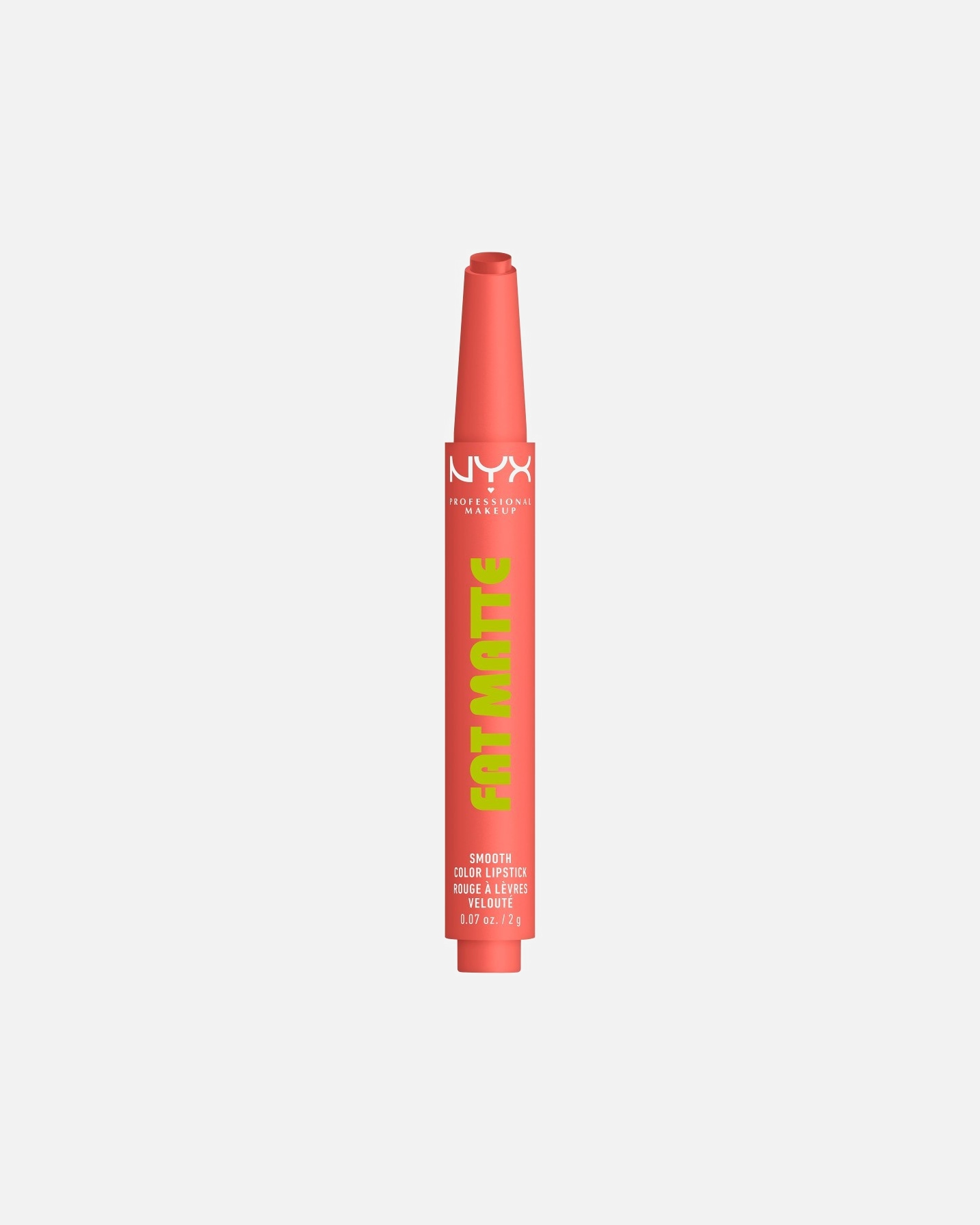 Rtěnka po UnisexNYX Professional Makeup#INNERBEAUTYFat Matte Smooth Color Lipstick matný balzám na rtyCASHMERE CUTIE