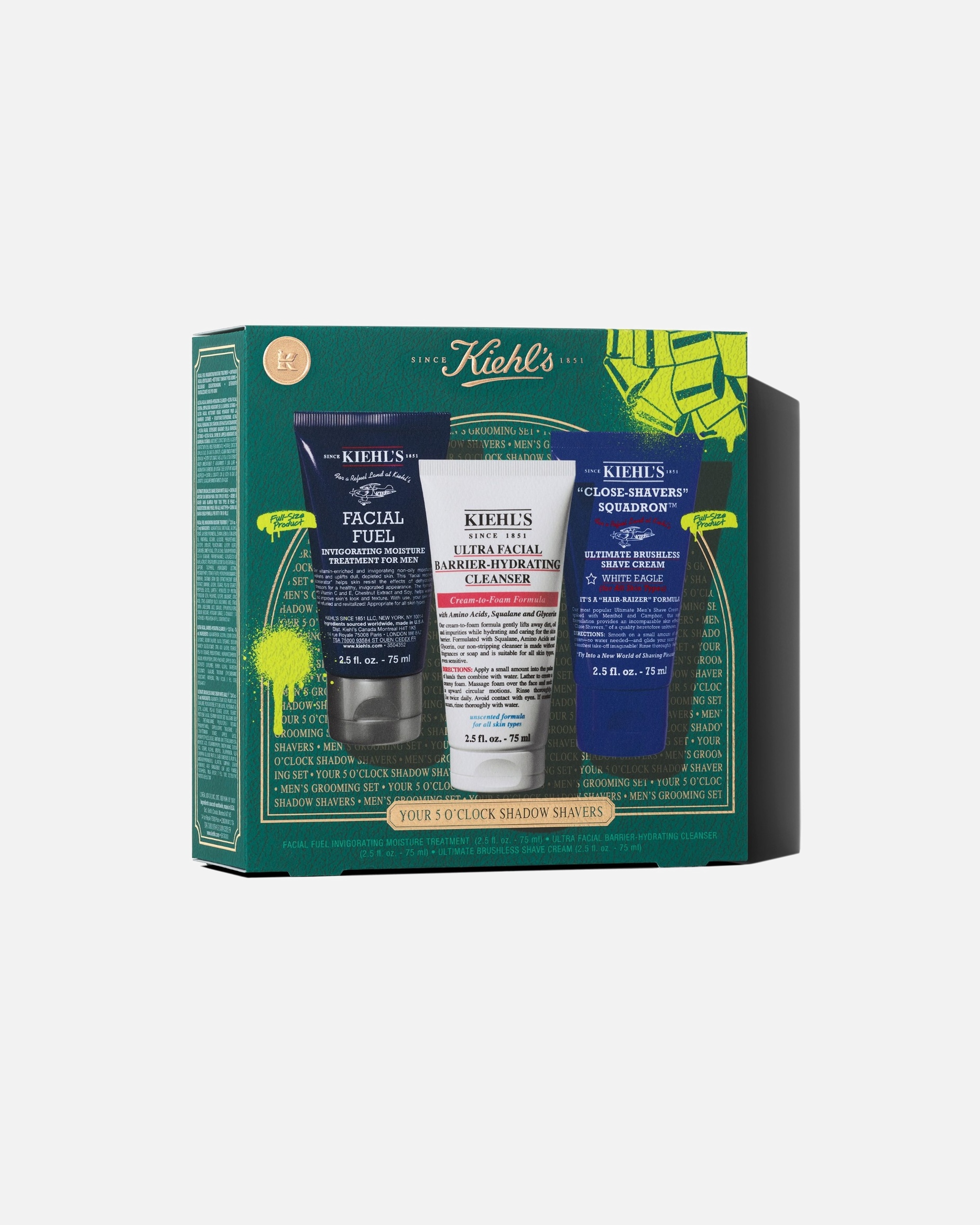 Skincare sada po Pro mužeKiehl’sKiehls SkincareYOUR 5 O'CLOCK SHADOW SHAVERS1 kus