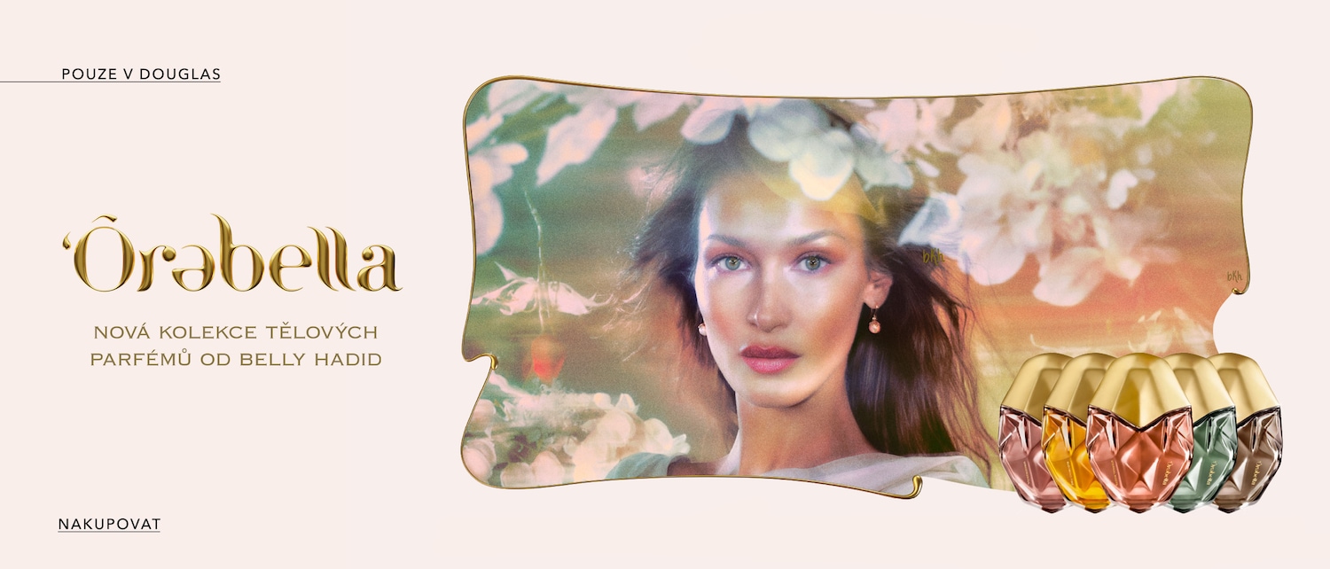 Discover Örabella, the new collection of body perfumes by Belly Hadid, exclusively at Douglas, in golden bottles with a diamond design and different colors. Shop now!