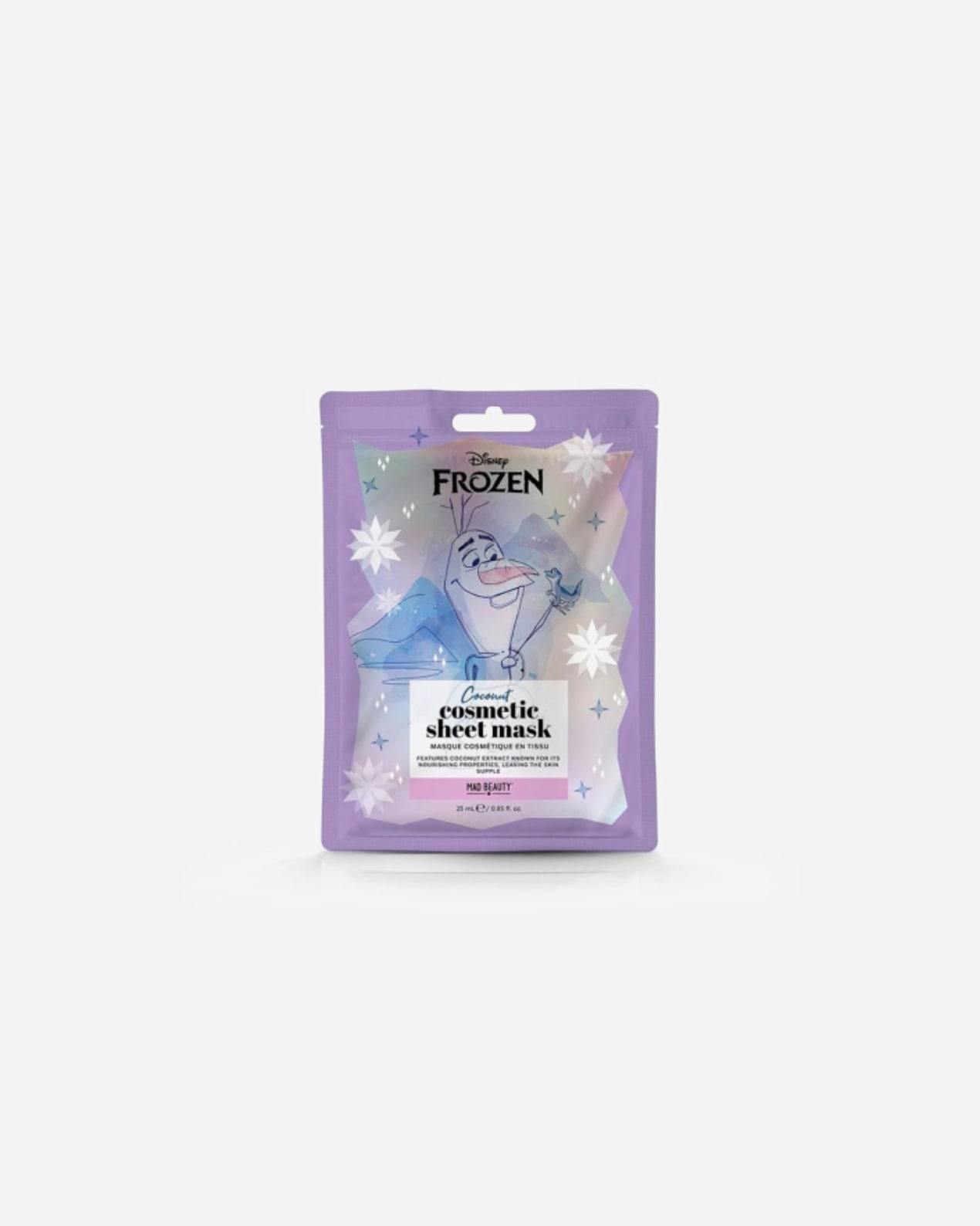 Plátýnková maska po UnisexMad BeautyDefault Brand LineFrozen - Olaf25 ml