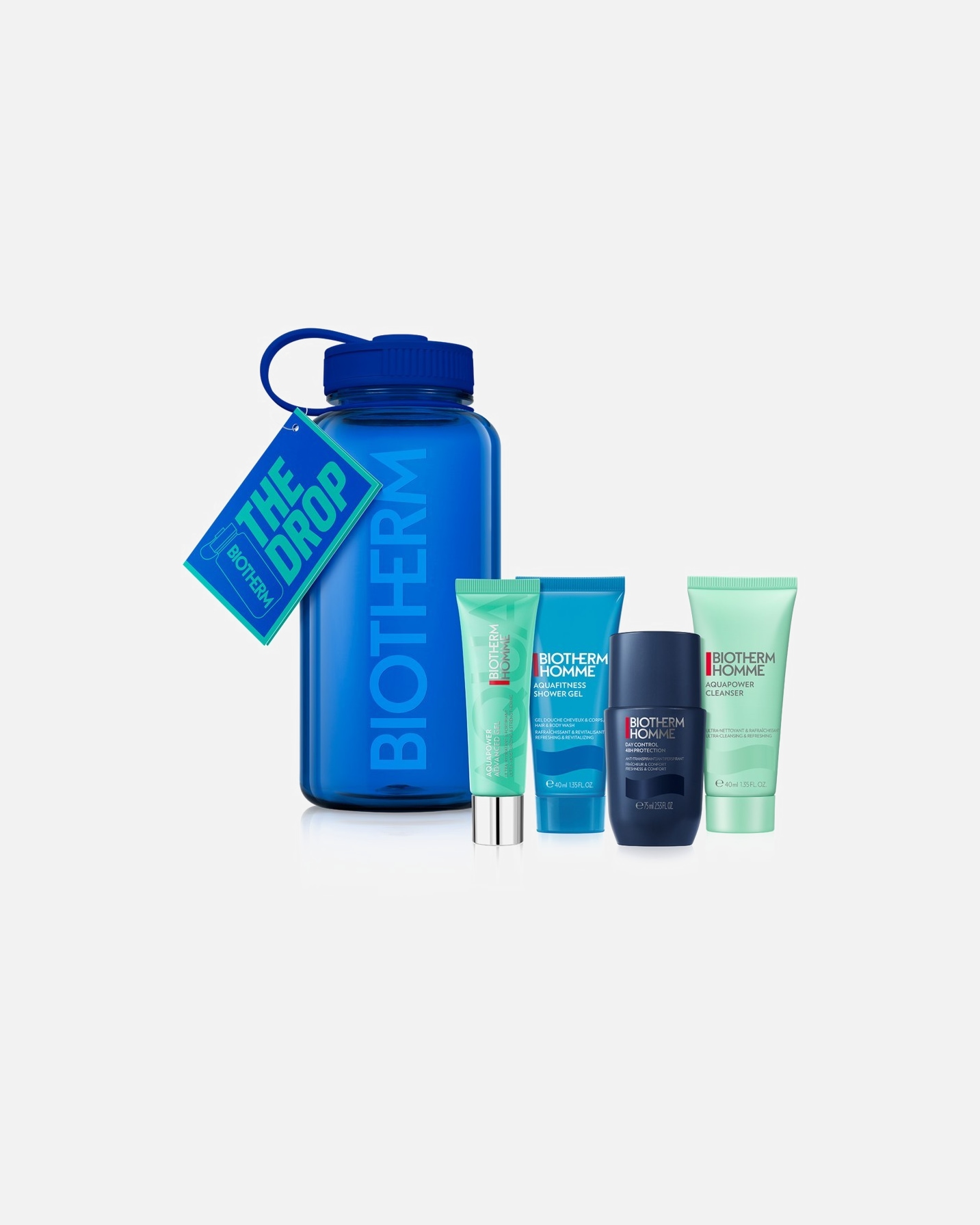 Sada tělové kosmetiky po UnisexBiothermDrop™Hydratační péče pro muže1 kus