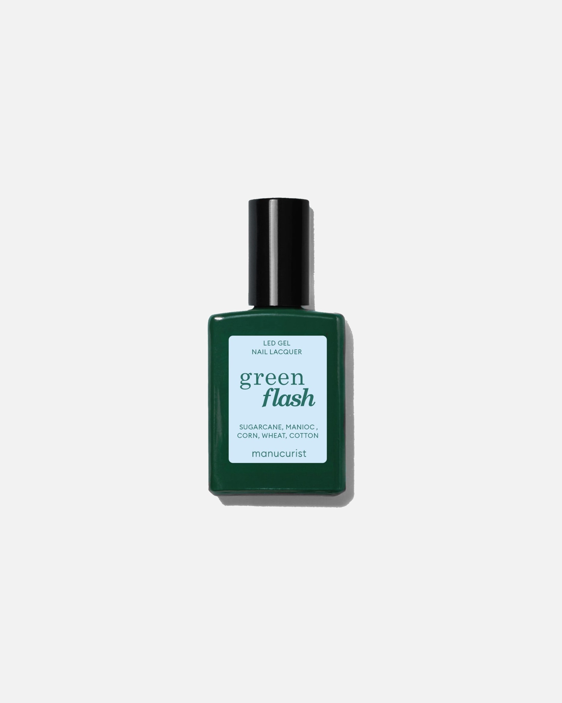 Lak na nehty po Unisexmanucuristgreen flashLED gelLight Blue