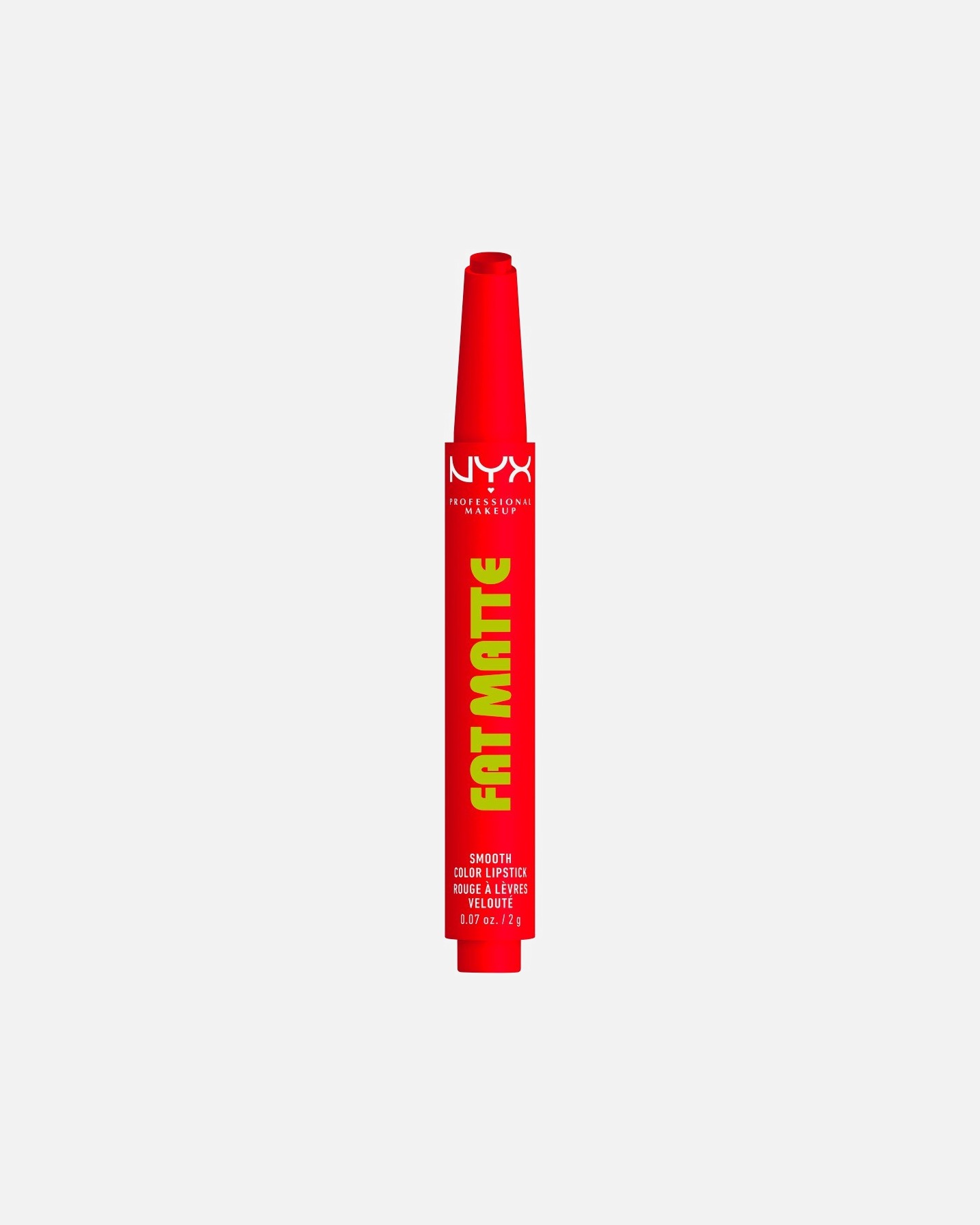 Rtěnka po UnisexNYX Professional Makeup#INNERBEAUTYFat Matte Smooth Color Lipstick matný balzám na rty2 g