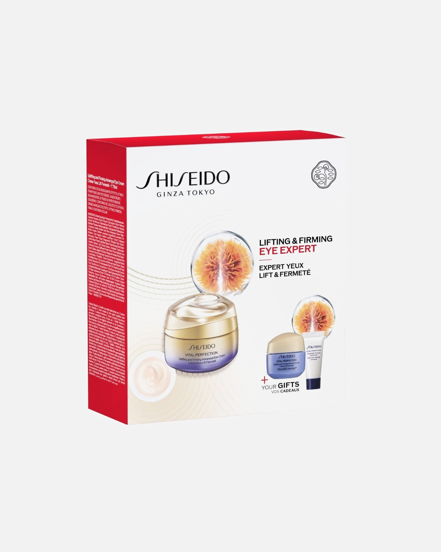 po Pro ženyShiseidoVITAL PERFECTIONDÁRKOVÁ SADA pro zpevnění očního okolí1 kus
