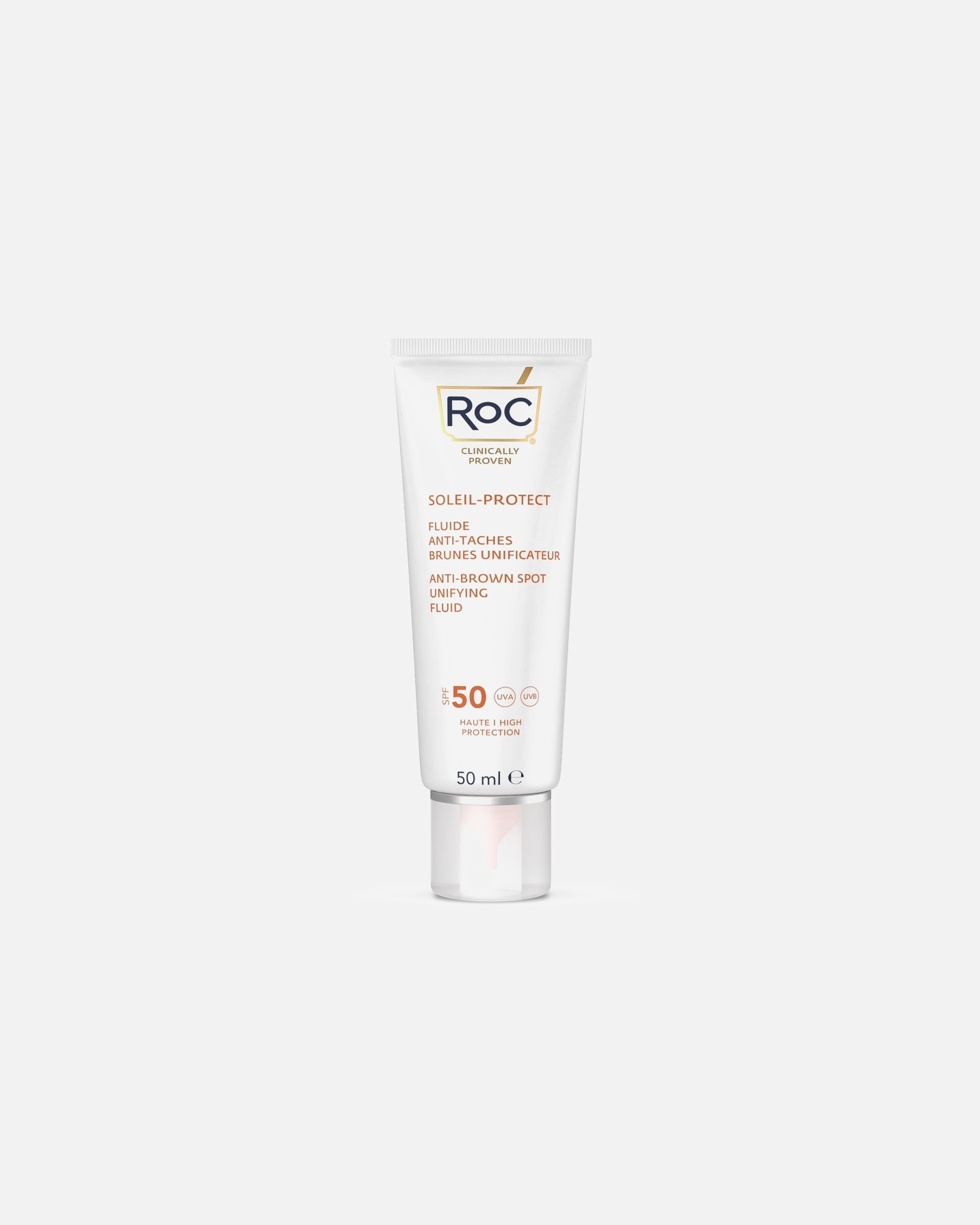 Opalovací krém po UnisexRoCSoleil-Protect Anti-Brown Spot Unifying Fluid SPF 5050 ml