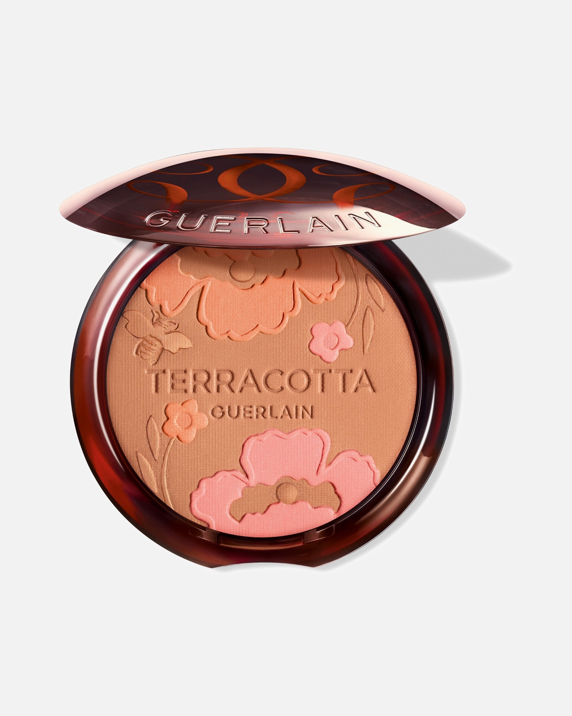 Bronzer po Pro ženyGuerlainTerracottaFlower Blossom Limitovaná edice, Bronzer pro přirozeně rozzářenou pleťMARRON